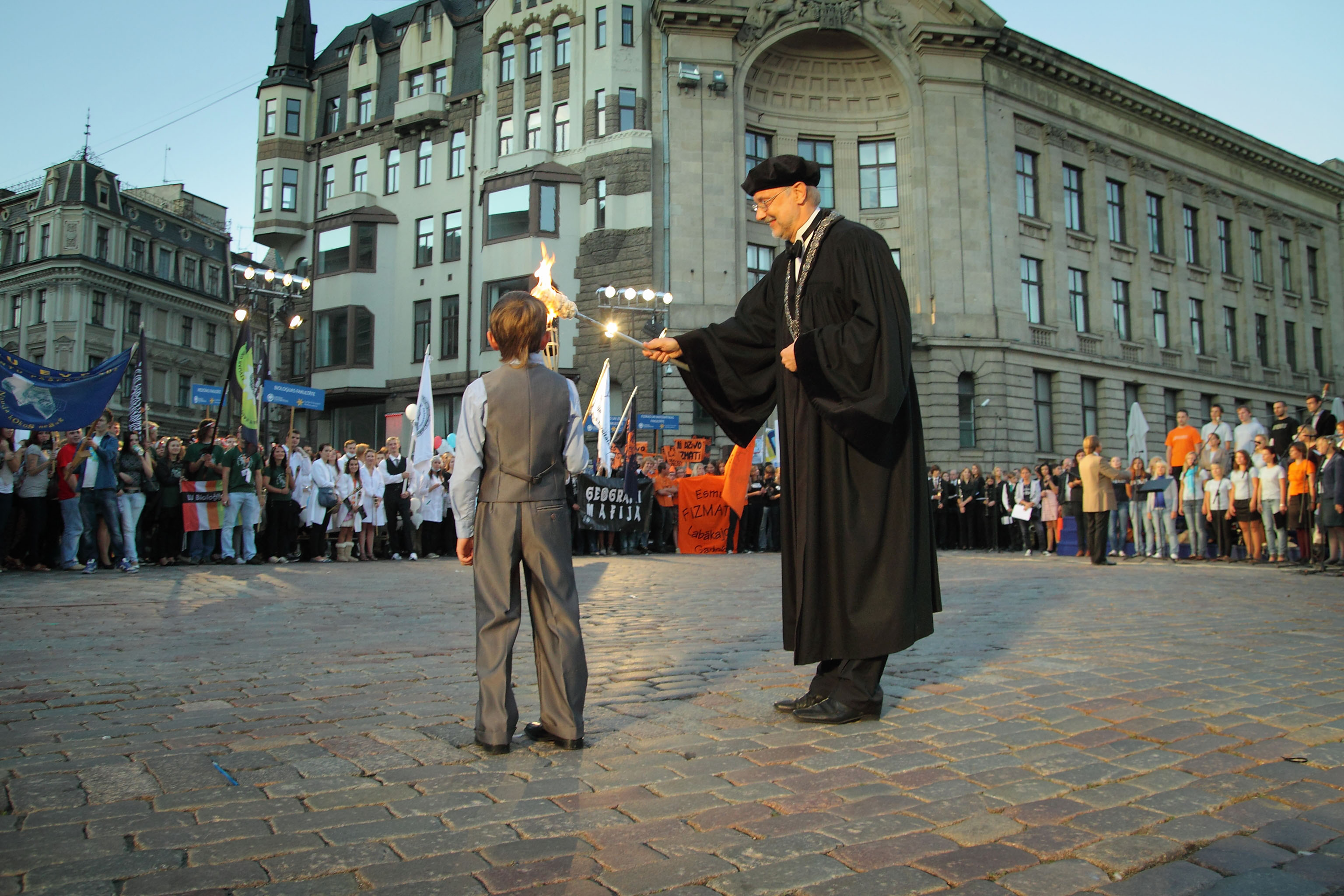 Jaunâ Studenta svçtki (Aristoteïa svçtki) '2011 Doma Laukumâ.