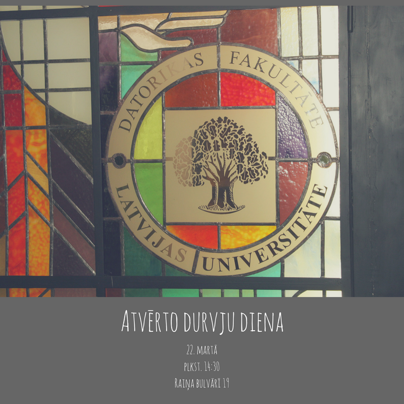 Atvērto durvju diena Datorikas fakultātē