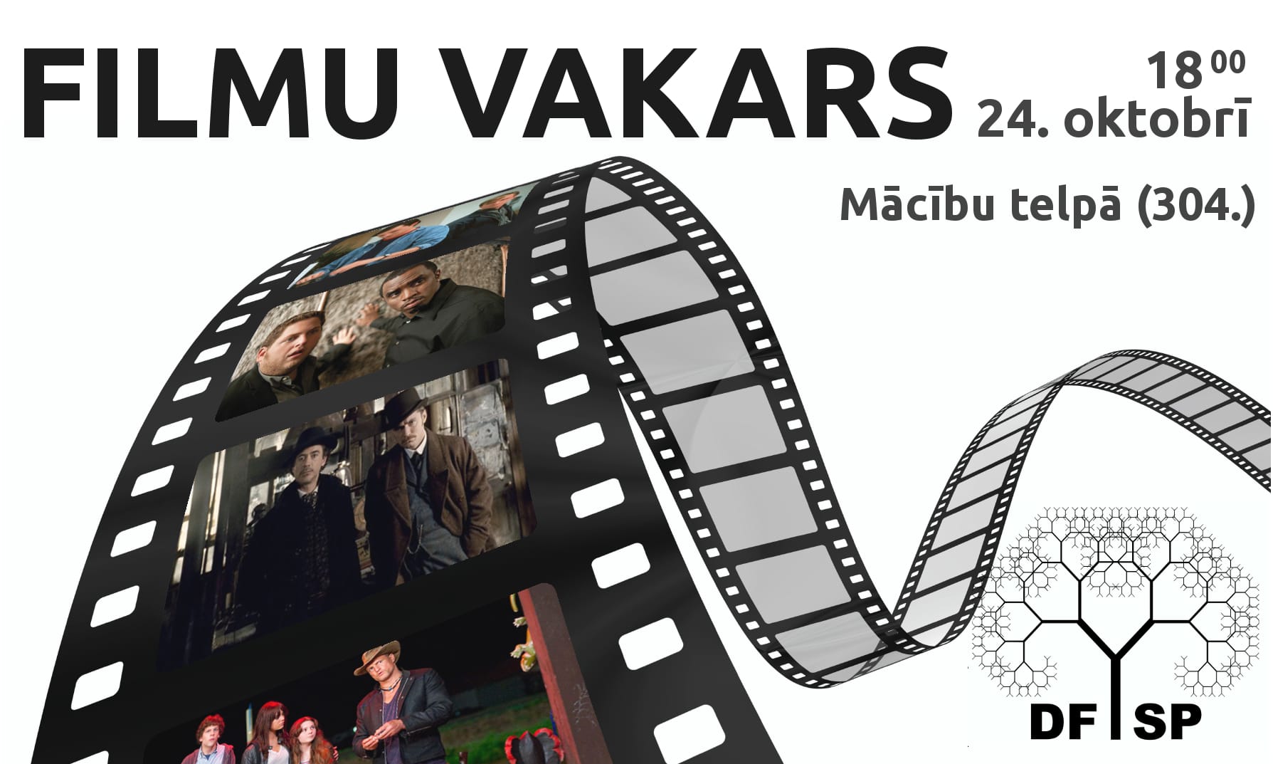 Filmu vakars 24. oktobrī