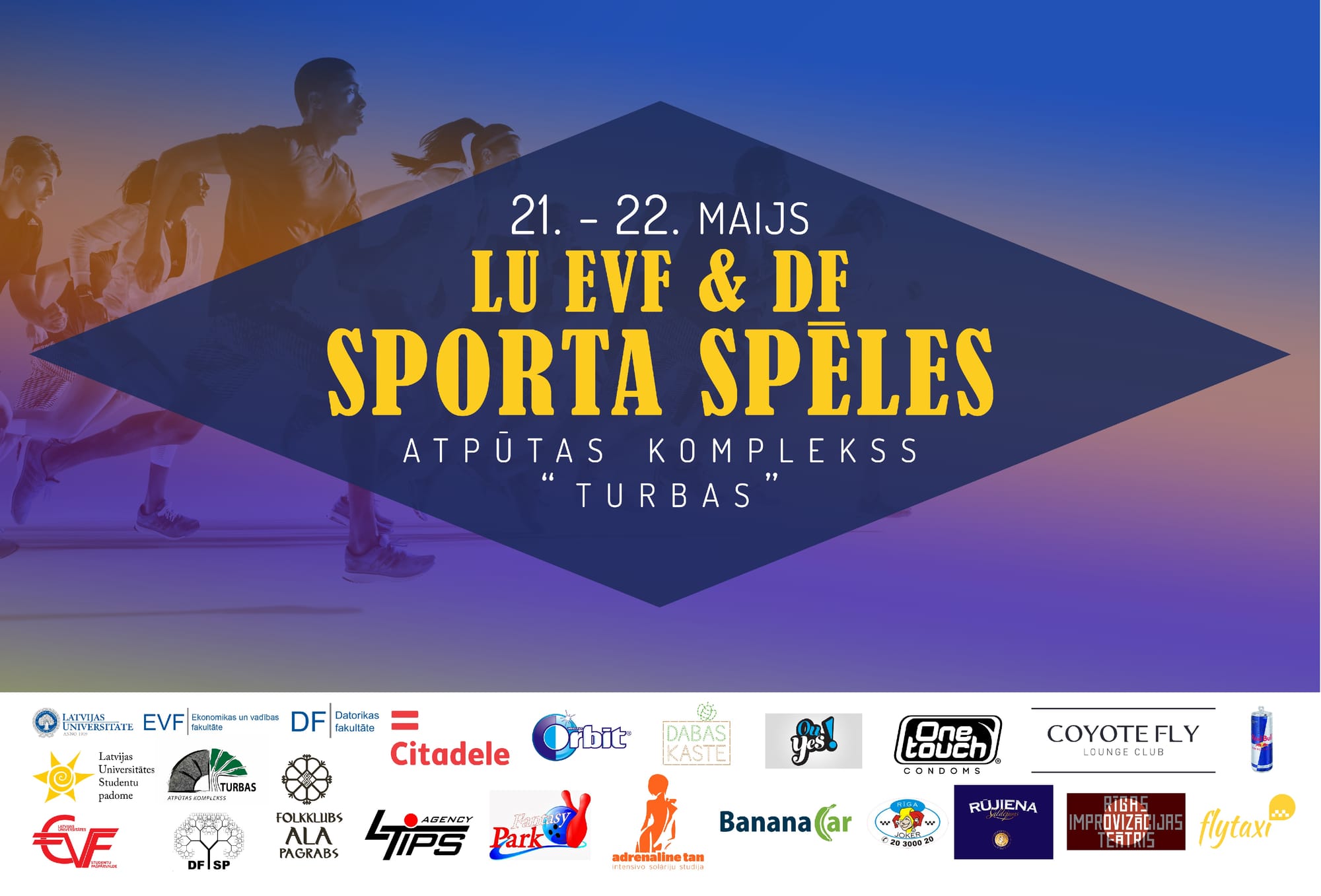 EVF un DF Sporta spēles, tuvojas!