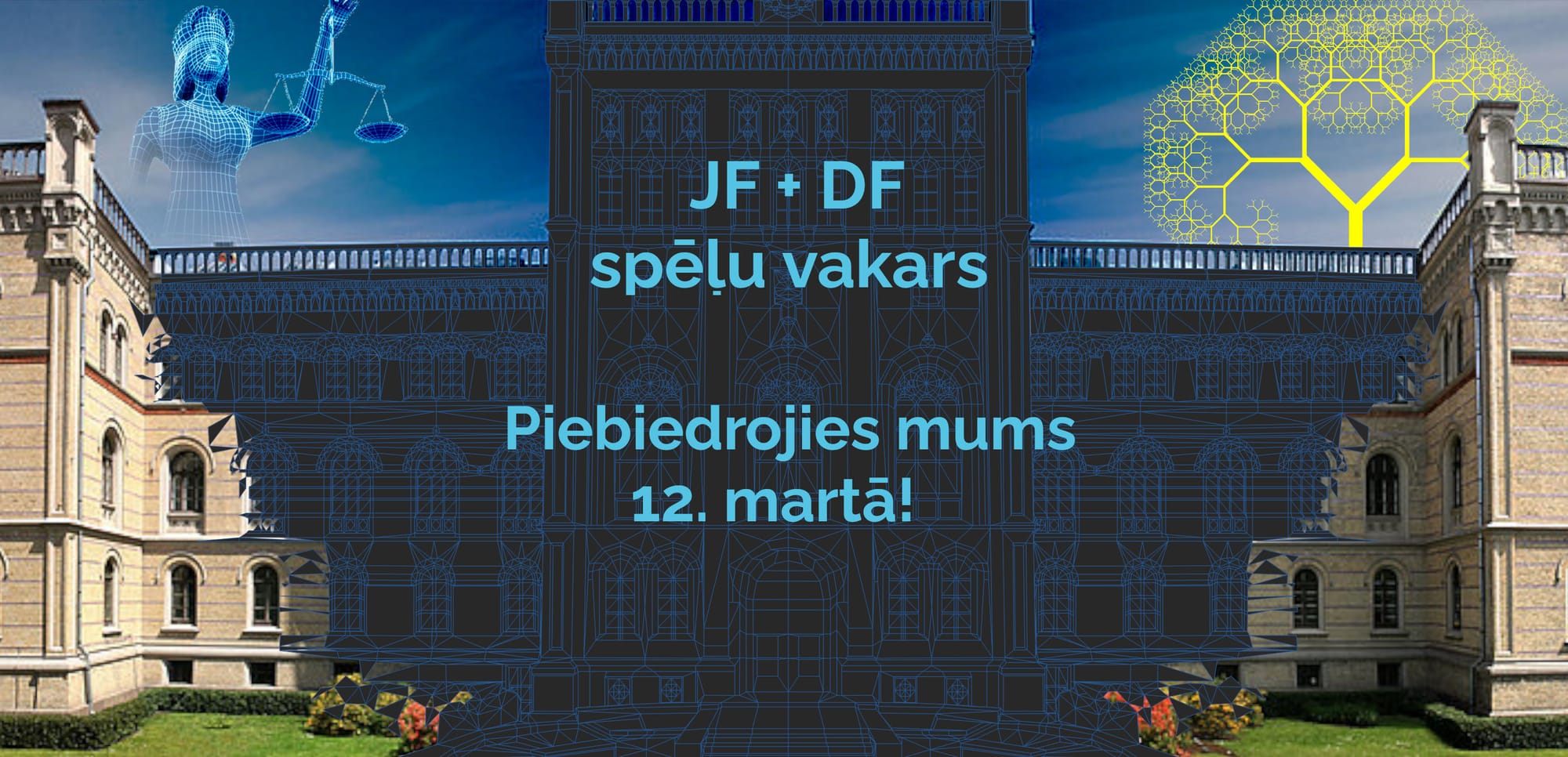 JF un DF virtuālais spēļu vakars