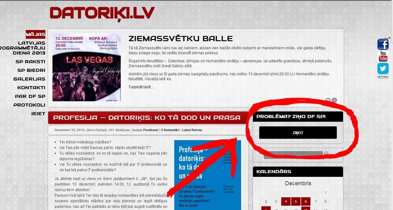 Ziņo DF studentu pārstāvjiem