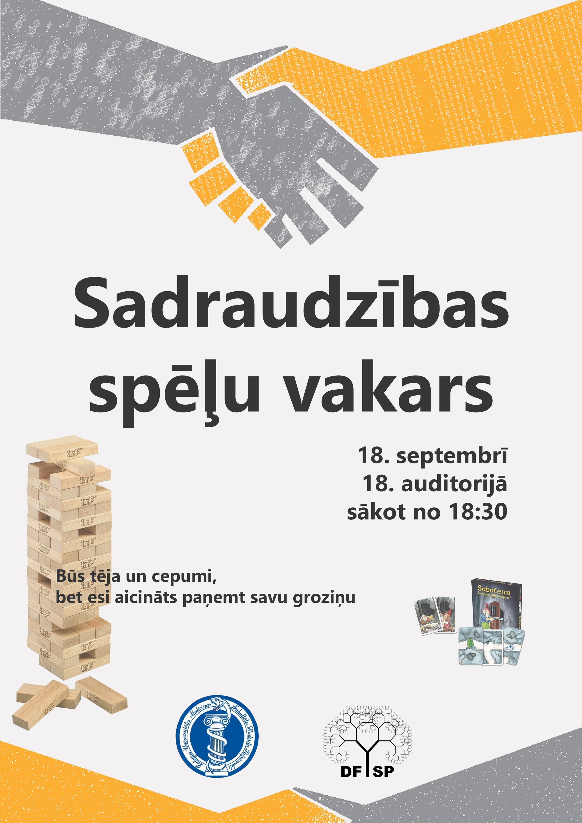 DF un MF spēļu vakars