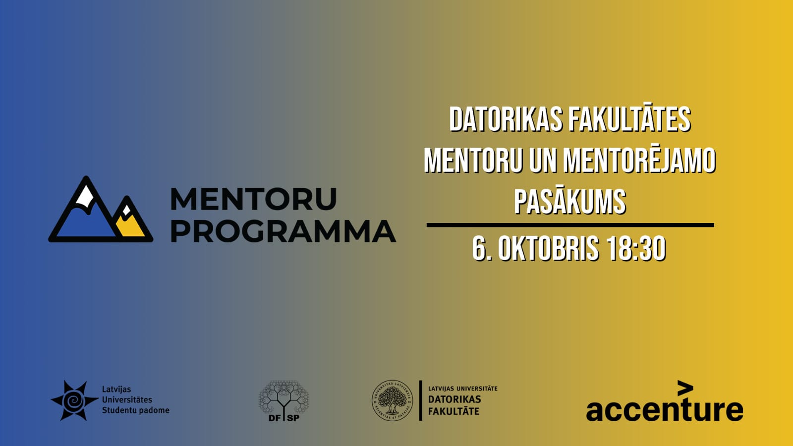 Mentoru un mentorējamo pasākums #1