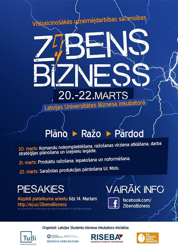 Zibens bizness - izmēģini savu biznesu 3 dienās
