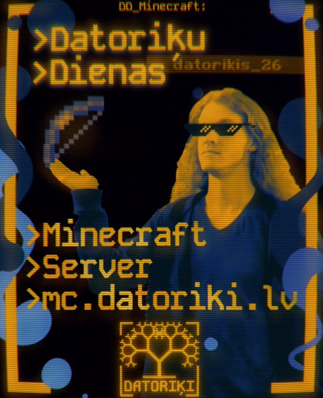 🎮 Datoriķu dienu Minecraft serveris!