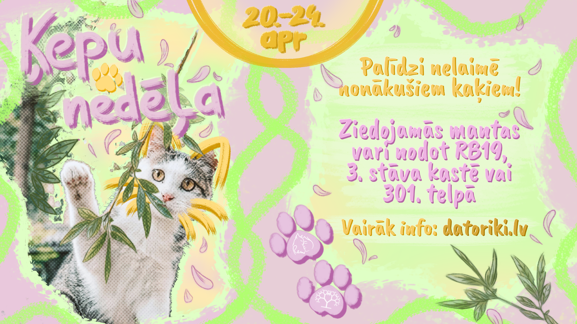 🐾 Ķepu nedēļa 🐾