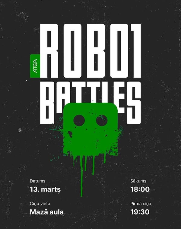 Datoriķu dienas 2025: Robotu cīņas ar ATEA