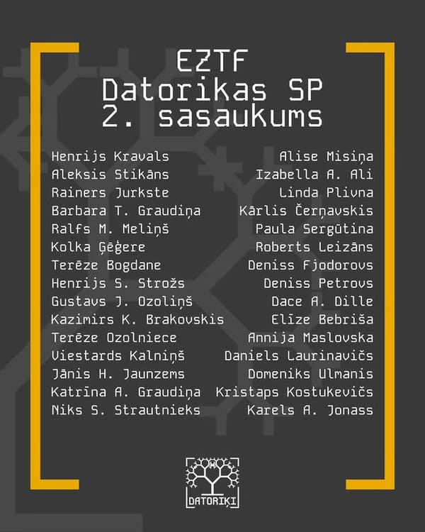 EZTF DSP 2. sasaukums