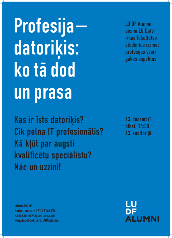 Profesija — datoriķis: ko tā dod un prasa