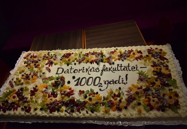 Aizvadīta Datorikas fakultātes 8.dzimšanas diena