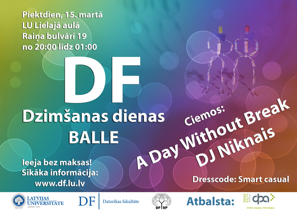 Mūsu fakultātes dzimšanas dienas balle - jau šo piektdien!