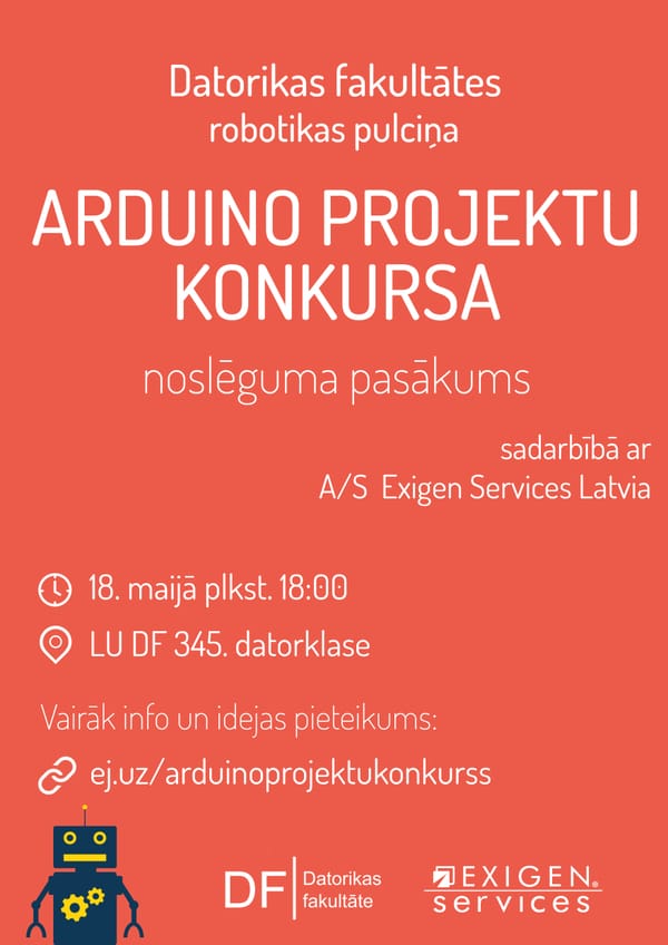 Arduino projektu konkursa noslēguma pasākums