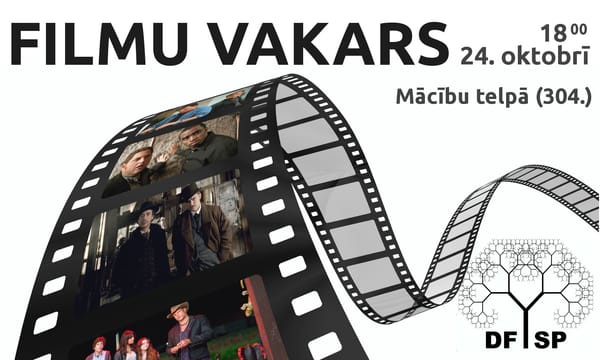 Filmu vakars 24. oktobrī