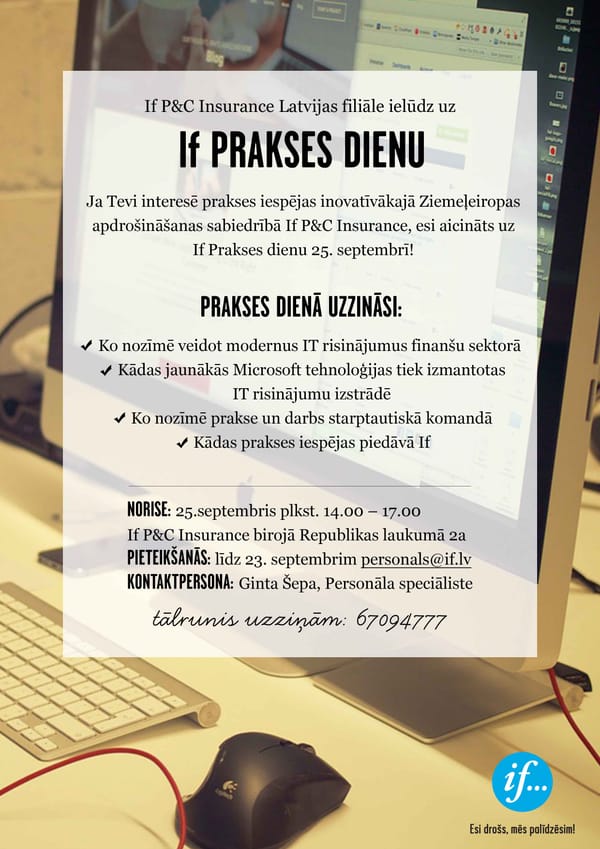 If Prakses diena IT studentiem 25.septembrī