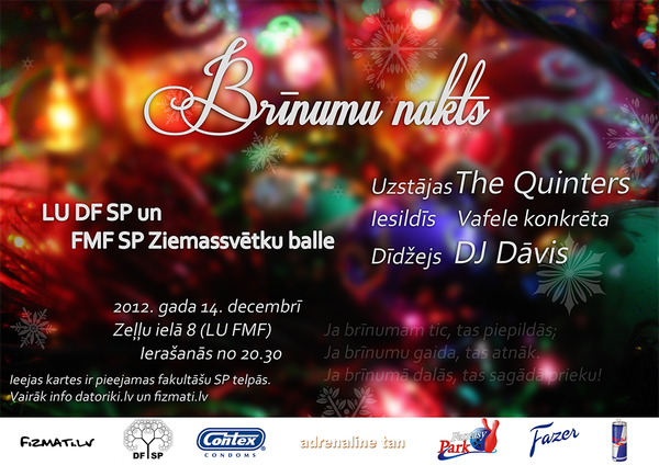 DF SP un FMF SP Ziemassvētku balle