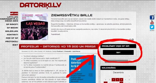 Ziņo DF studentu pārstāvjiem