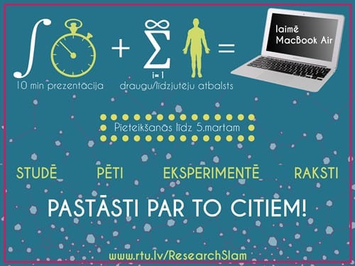 RTU rīkotais konkurss «ResearchSlam 2013»