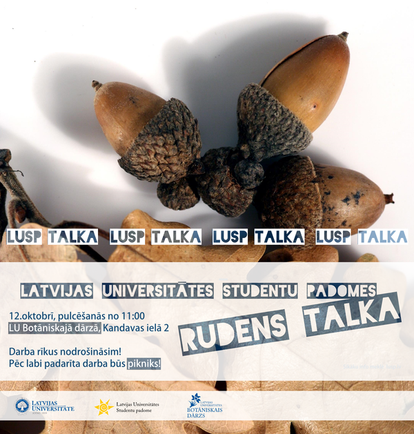 Aicinam Tevi uz LU SP Rudens talku