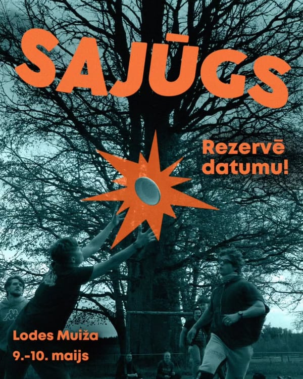 Sajūgs 2026 – rezervē datumu!