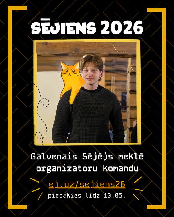 Piesakies "Sējiens 2026" organizatoru komandai!