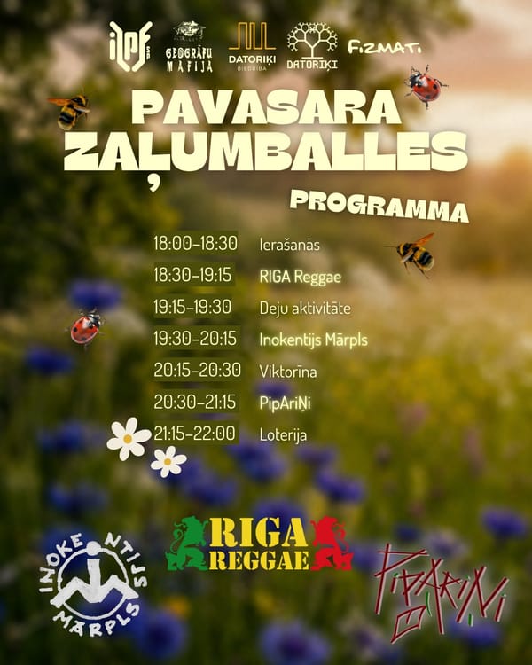 Zaļumballes programma un noteikumi